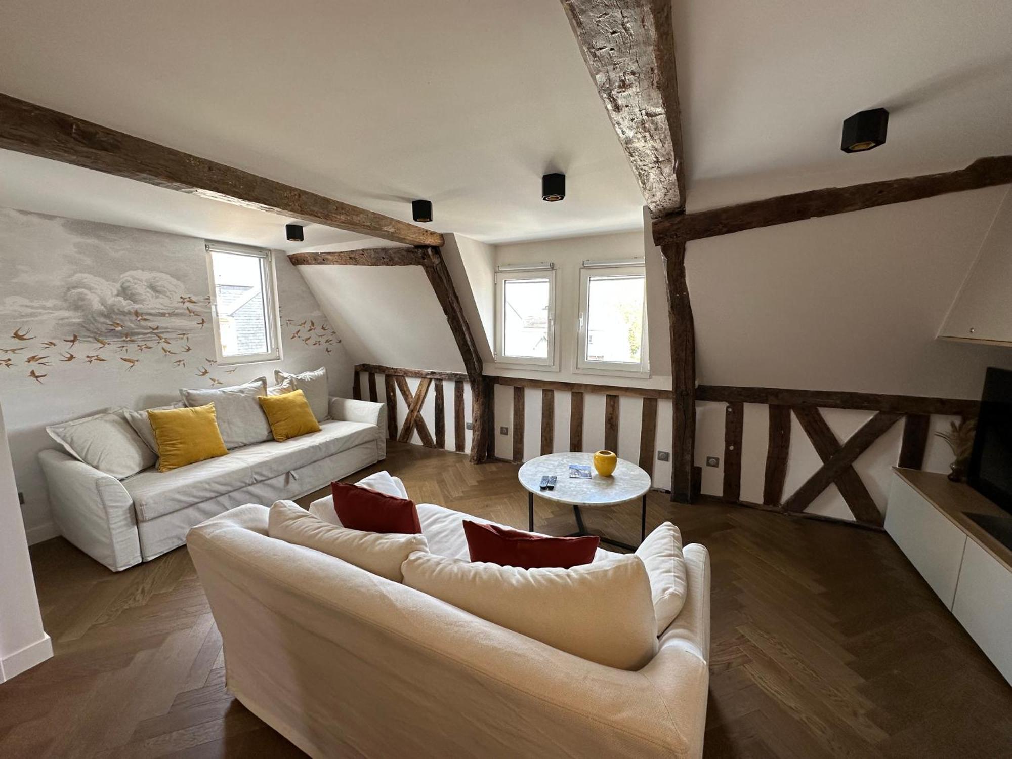 Appartement Les Hirondelles Honfleur Exterior photo