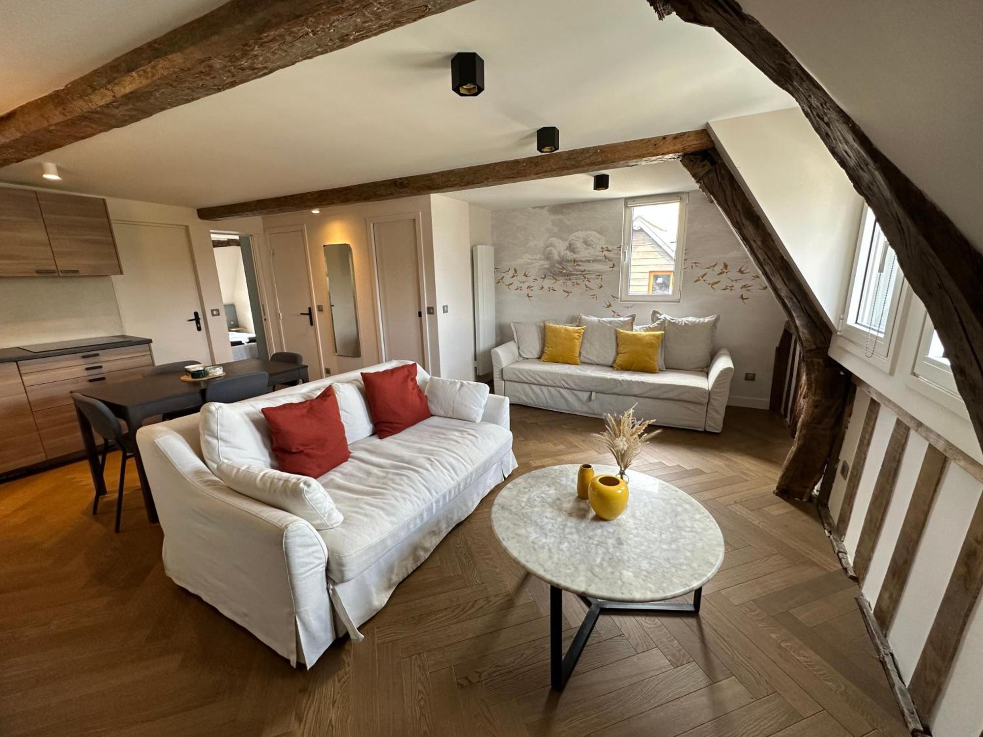 Appartement Les Hirondelles Honfleur Exterior photo